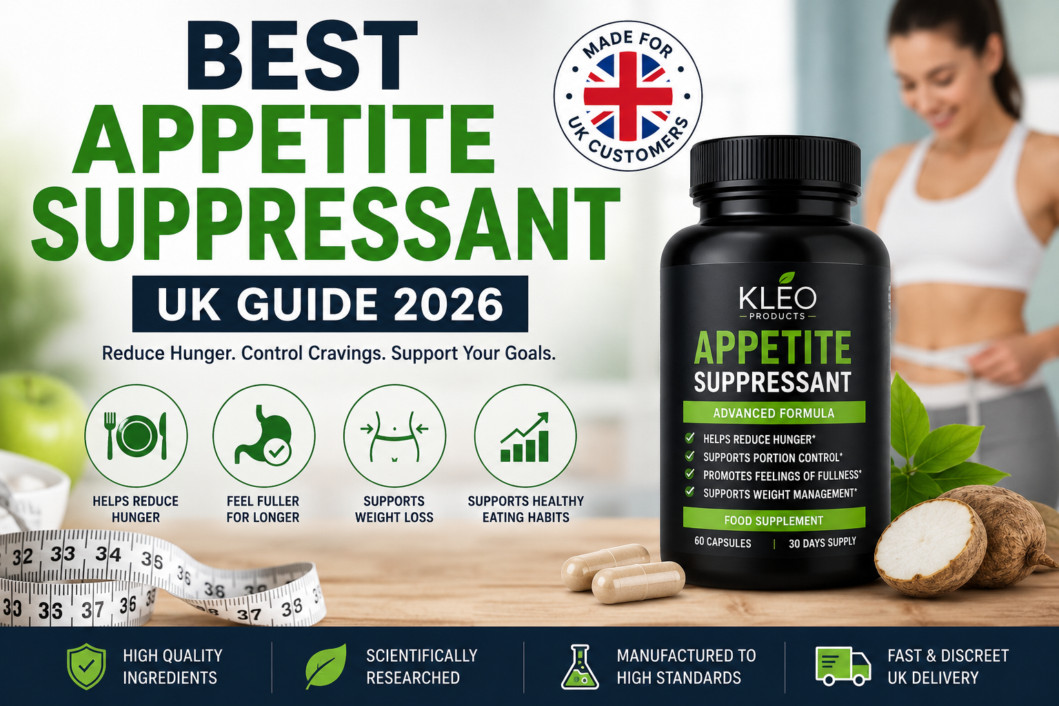 Best Appetite Suppressant UK (2026 Guide): How to Choose the Right Supplement